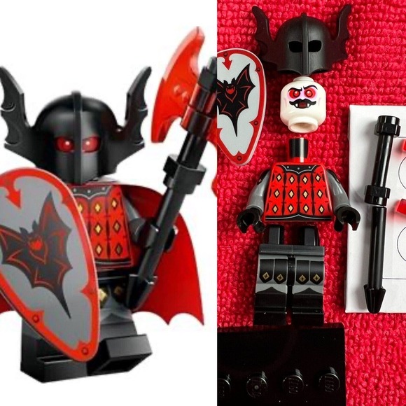 LEGO 71045 Series 25 CMF VAMPIRE KNIGHT Bat Lord & Goatherd NEVER ASSEMBLED! - Picture 2 of 8